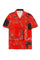 Mens Collared Print Button Down