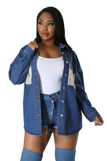 SEXY FASHION DENIM SHIRT