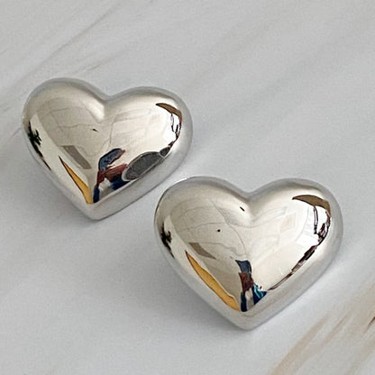 Polish My Heart Stud Earrings