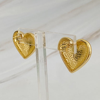 Polish My Heart Stud Earrings