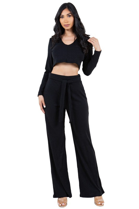 SEXY TWO PIECE PANTS SET