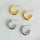 Smaller Polished Hollow Hoop Earrings