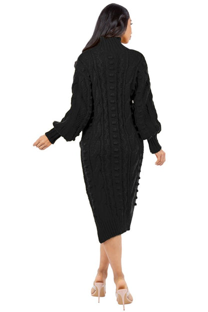 WOMEN FASHION SWEATER DRESS