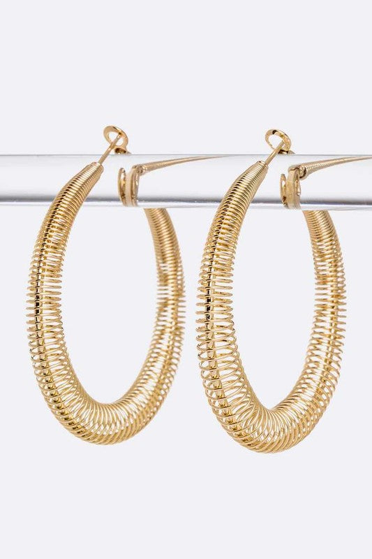 Iconic Spring Fashion Hoop Earrings