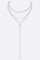 Dainty Rhinestone Layer Bolo Necklace