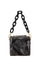 Amoeba Print Transparent Box Shape Bag
