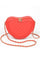 Quilted Heart Shape Swing Crossbody Bag