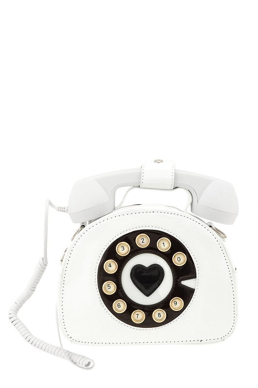 Telephone Shaped Purse Shoulder Crossbody Bag