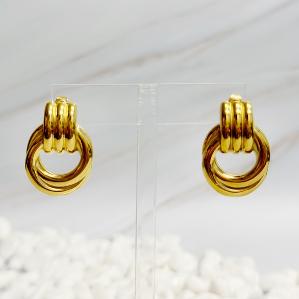 Golden Knocker Earrings