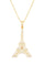 Cubic Zirconia Eiffel Tower Pendant Necklace