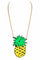 Pineapple Iconic Oversize Pendant Necklace