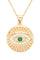 Vintage Inspired Evil Eye Pendant Necklace
