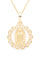 Saint Mary CZ Pendant Necklace