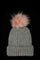 Basic Knit Cuffed Pom Beanie