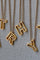 Cutout Initial Letter Personalized Necklace