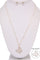 BUTTERFLY PENDANT LONG NECKLACE