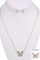 BUTTERFLY PENDANT NECKLACE