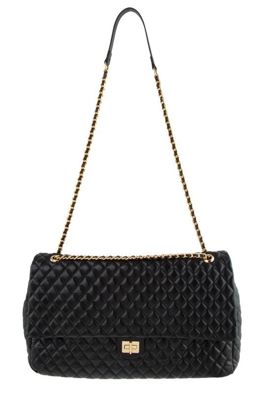 Oversized Quilted Shoulder Bag