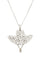 Cubic Zirconia Cowboy Hat Pendant Necklace