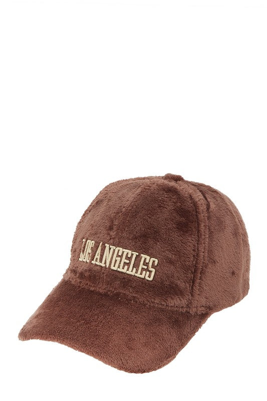 LOS ANGELES 3D Embroidery Fur Cap