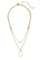 Double Layered Arrowhead Necklace