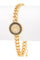 CZ Medallion Charm Stainless Steel Bracelet