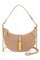 Half Moon Faux Suede Shoulder Bag