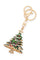 Christmas Tree Crystal Key Chain Bag Charm