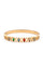 Bejeweled Stainless Steel Stacking Bangle