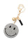 Smiley Face Rhinestone Pillow Key Chain