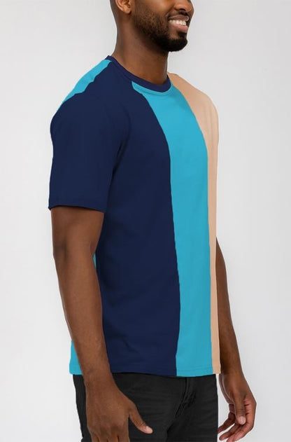 Weiv Mens Color Block T Shirt