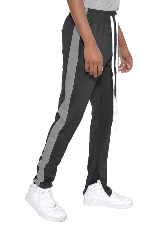 SLIM SKINNY  STRIPE DESIGN TRACK PANT JOGGERS