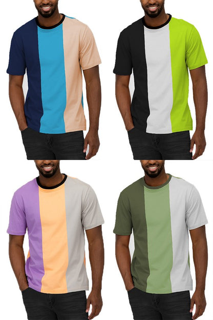 Weiv Mens Color Block T Shirt