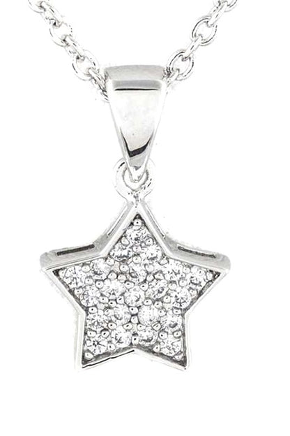 CZ Star Pendant Necklace