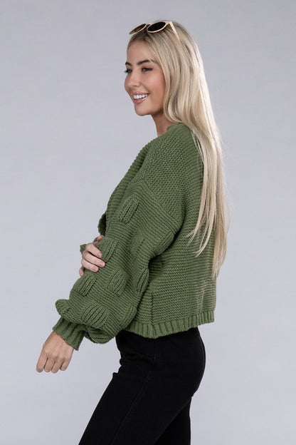 Open Front Drop Shoulder Cardigan