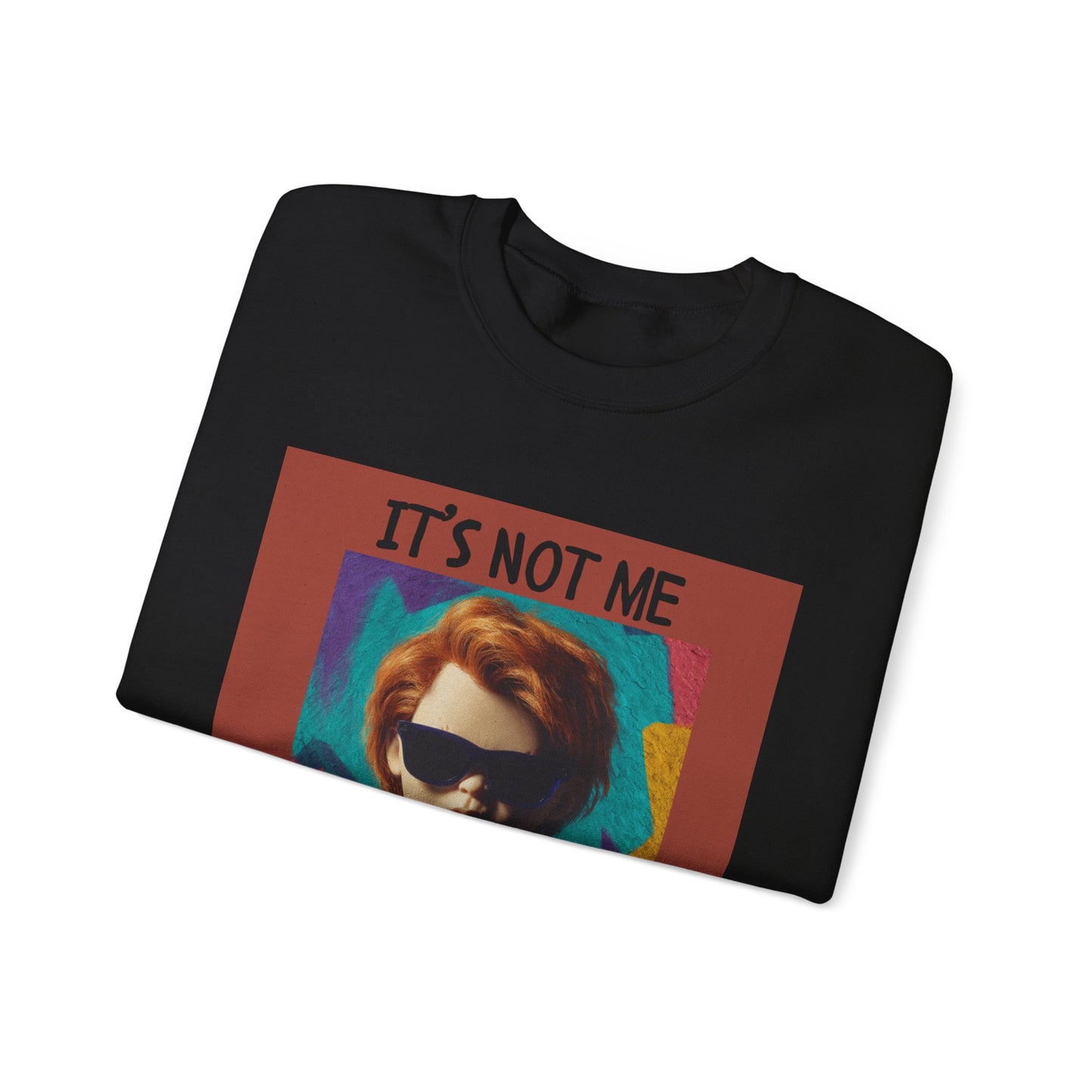 Chucky Inner Child Sweatshirt, Unisex Sweatshirt, Graphic Crewneck, Horror Aesthetic, Gift for Halloween, Cozy Casual Wear
