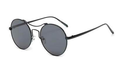 Round Mirrored Fashion Sunglasses