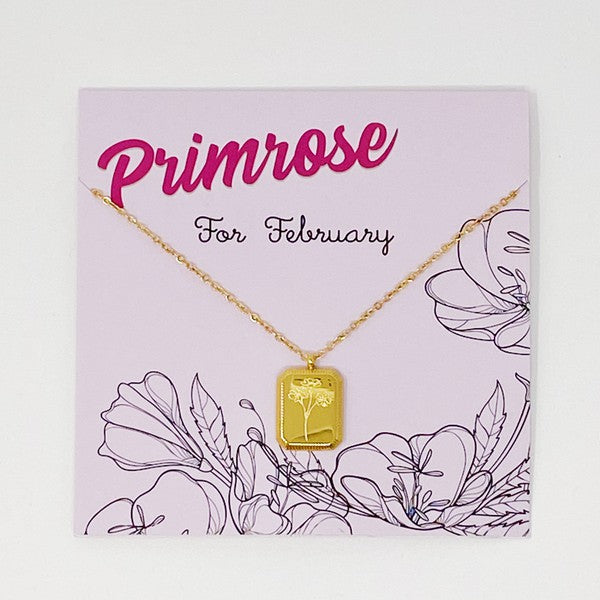 Blooming Birth Month Necklace