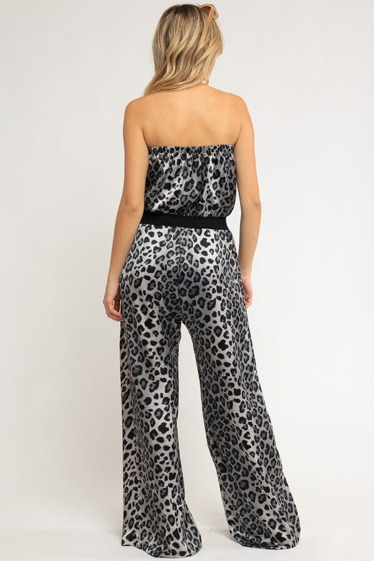 PRINTED PLUS JUMPSUIT