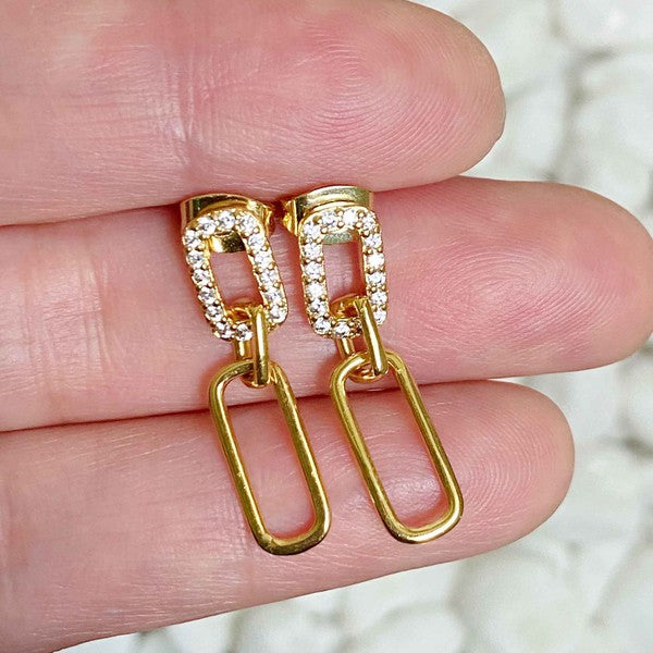 Edge Dangle Earrings